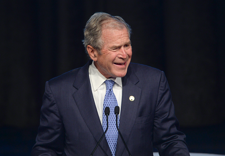 <em>George W Bush’s retrospective approval ratings have climbed by 6% (Rex)</em>