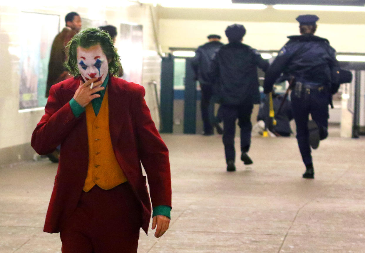 Joaquin Phoenix in The Joker (Credit: Splash)