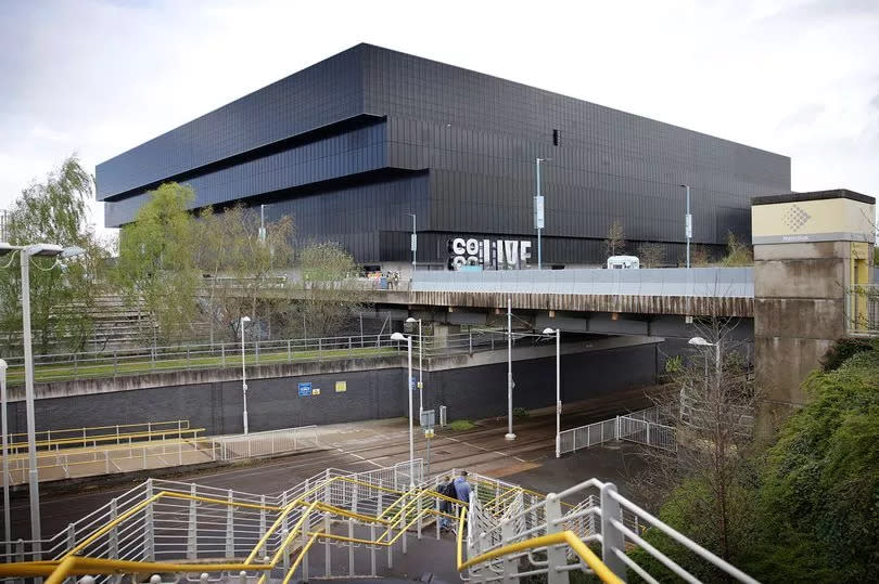 The tram stop is right outside the Co-op Live Arena (pictured) -Credit:Sean Hansford | Manchester Evening News