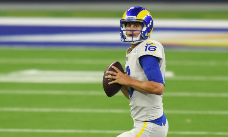 Los Angeles Rams quarterback Jared Goff.