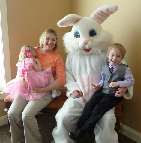 scary easter bunny mall pictures