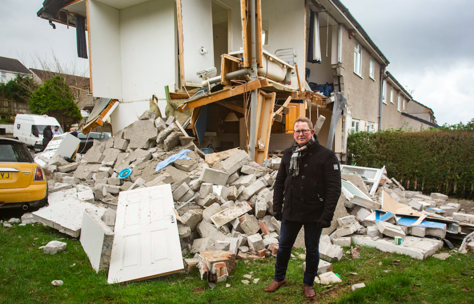 Homeowner Darren Cornish lives at the address with his parents. (SWNS)