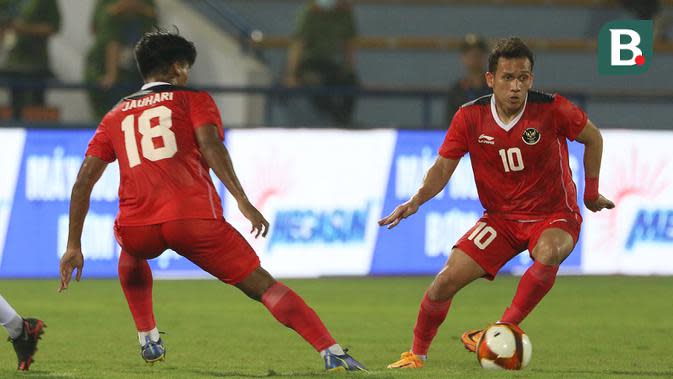 <p>Pemain Timnas Indonesia U-23,&nbsp;Egy Maulana Vikri saat pertandingan melawan Timor Leste dalam laga kedua fase Grup A SEA Games 2021 di Stadion Viet Tri, Phu Tho, Vietnam, Selasa (10/5/2022). (Bola.com/Ikhwan Yanuar)</p>