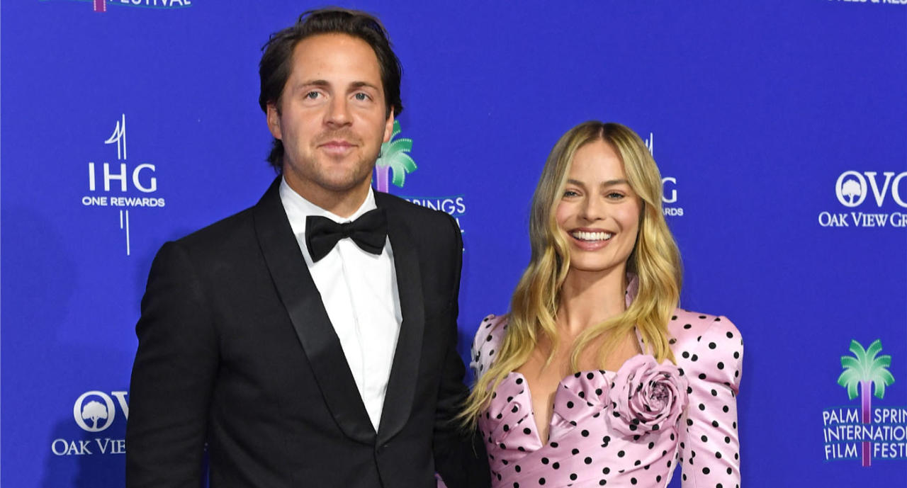 Margot Robbie and husband Tom Ackerley are reportedly expecting their first child. Source: Getty