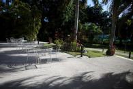 A terrace is seen at the U.S. ambassadorial residence, where U.S. President Barack Obama, first lady Michelle Obama, their daughters Malia and Sasha and the first lady's mother Marian Robinson are scheduled to stay during the first visit by a U.S. president to Cuba in 88 years, in Havana, March 14, 2016. REUTERS/Alexandre Meneghini