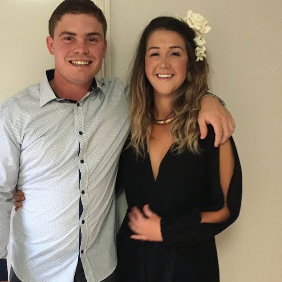 Joshua Davies (left) and Ayla Cresswell (right) were in a de facto relationship for two years. Photo: Facebook