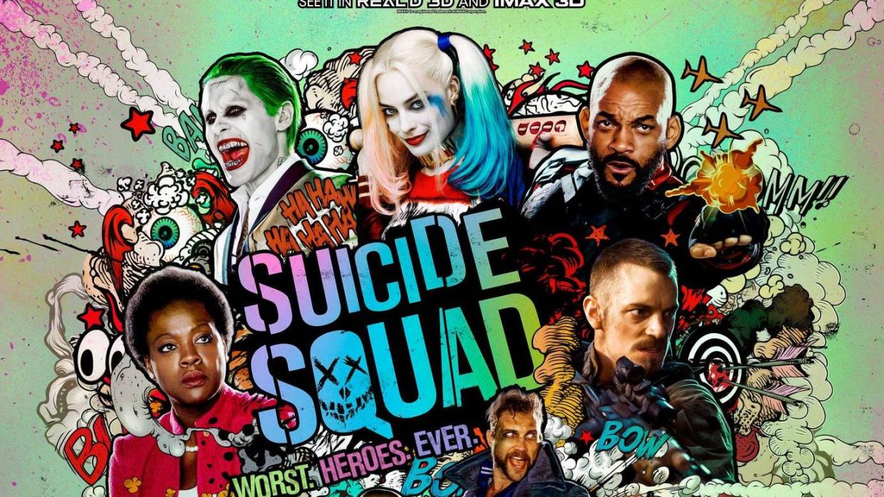 suicide squad movie poster