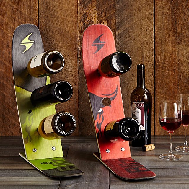 <p><a href="https://go.redirectingat.com?id=74968X1596630&url=https%3A%2F%2Fwww.uncommongoods.com%2Fproduct%2Fsnow-ski-wine-rack%3Fclickid%3DRyCzG-RU4xyLUQowUx0Mo37wUkBVOX2N1y6lwc0%26irgwc%3D1%26trafficSource%3DImpact%26sharedid%3Dtownandcountrymag.com&sref=https%3A%2F%2Fwww.townandcountrymag.com%2Fleisure%2Fsporting%2Fg29403545%2Fgifts-for-skiers%2F" rel="nofollow noopener" target="_blank" data-ylk="slk:Shop Now;elm:context_link;itc:0;sec:content-canvas" class="link ">Shop Now</a></p><p>Snow Ski Wine Rack</p><p>www.uncommongoods.com</p><p>$58.00</p>