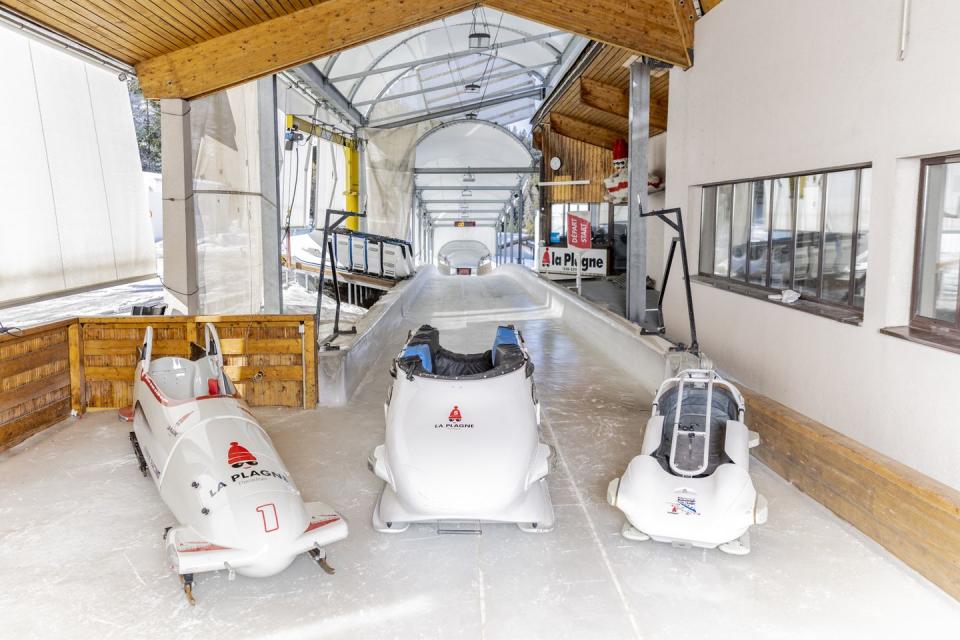 bob sleighs in la plagne