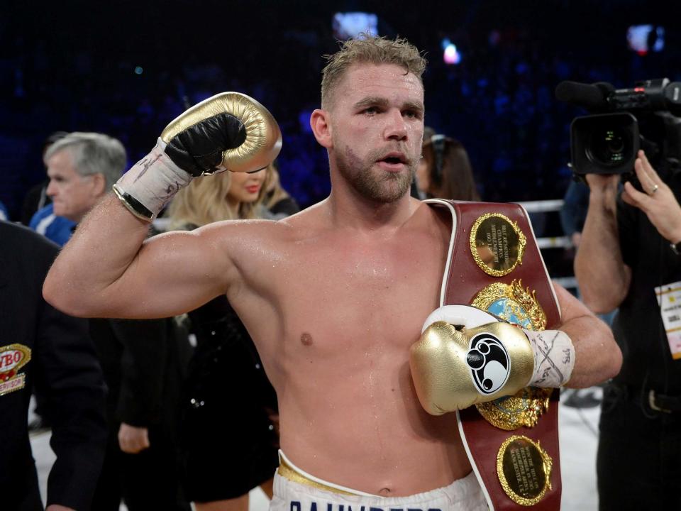 Billy Joe Saunders could be stripped of his WBO world title for posting a video advising men 'how to hit a woman': AP