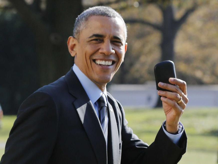 Barack Obama Blackberry