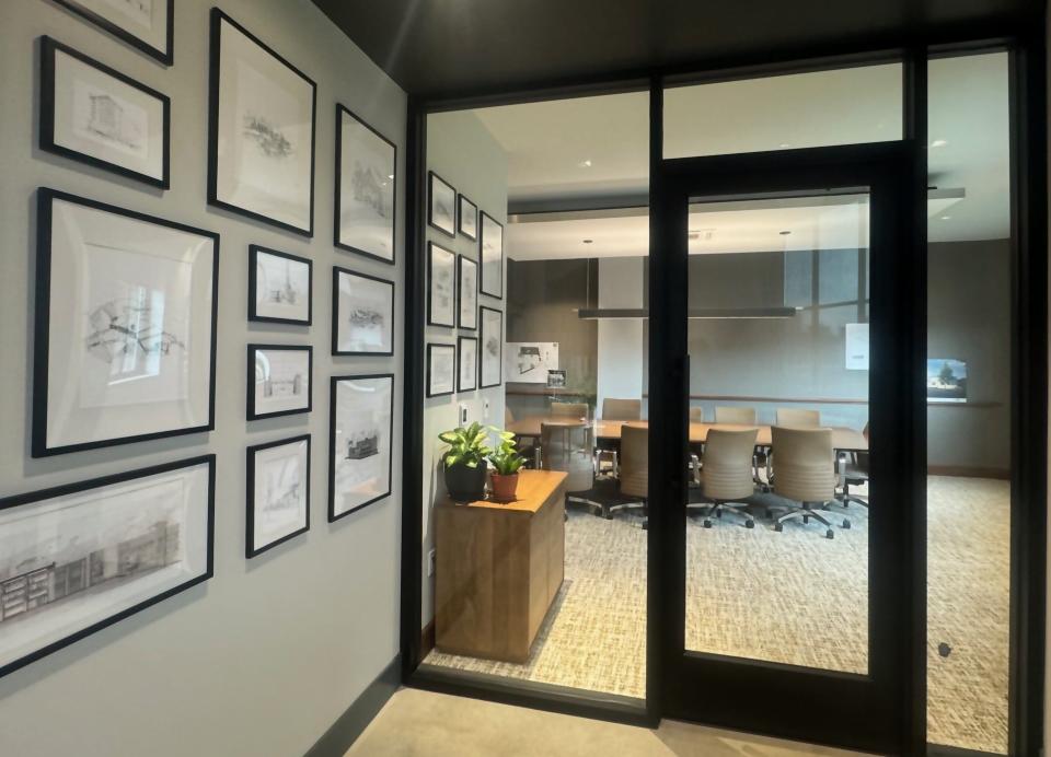 Two additional conference spaces, reception and break areas, and a coffee bar round out the interior points of interest. Johnson Architecture held an open house May 9, 2024, at its new South Knoxville headquarters.