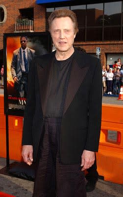 Christopher Walken at the LA premiere of 20th Century Fox's Man on Fire