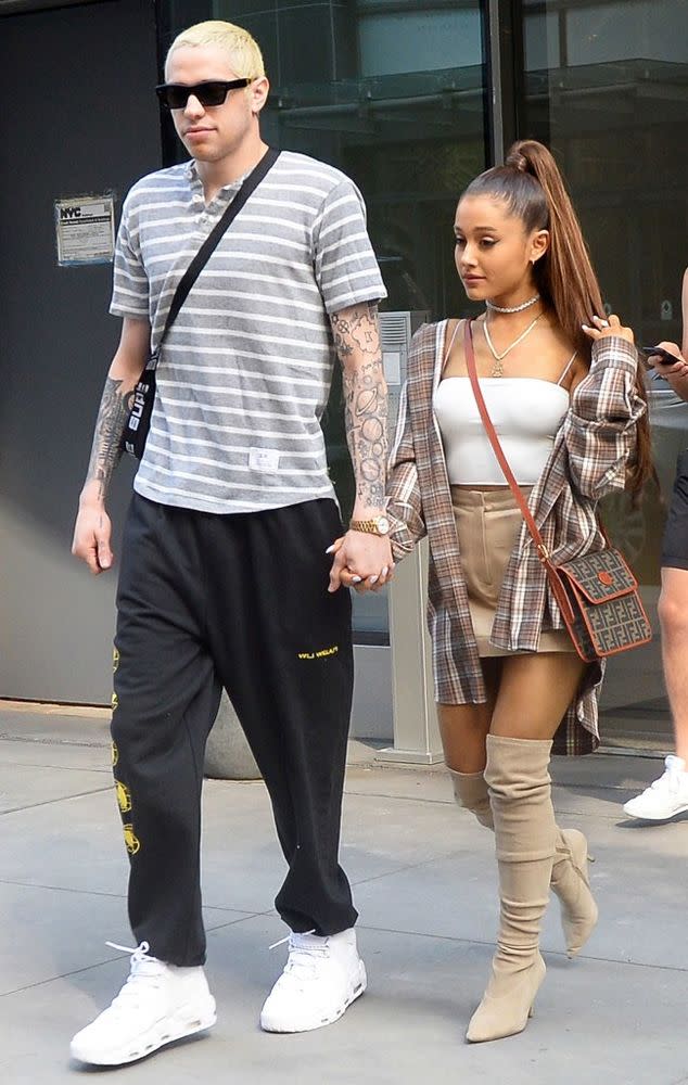 Pete Davidson and Ariana Grande