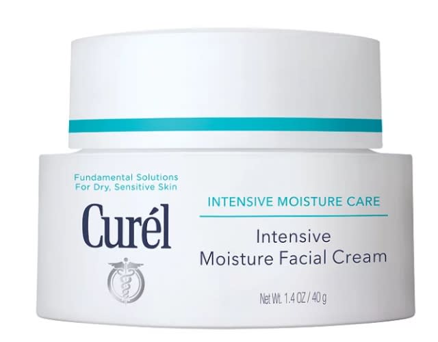 Curel Intensive Moisture Facial Cream.