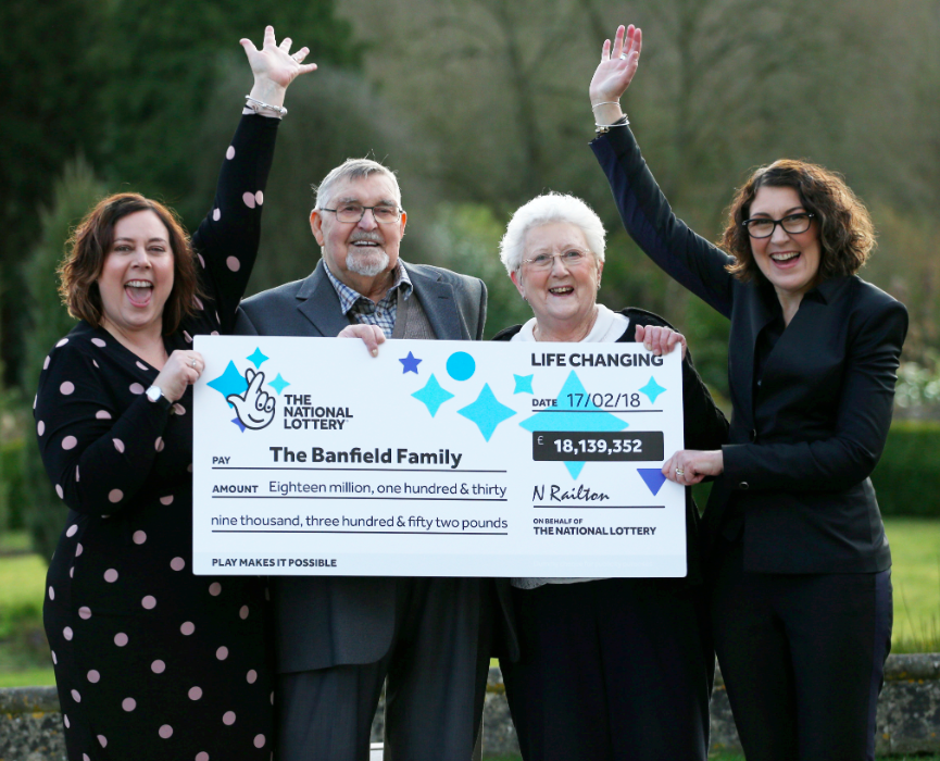 <em>Dennis and Shirley Banfield are splitting their Lotto win with their two daughters (SWNS)</em>