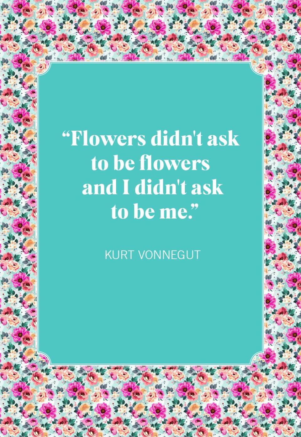 kurt vonnegut flower quotes