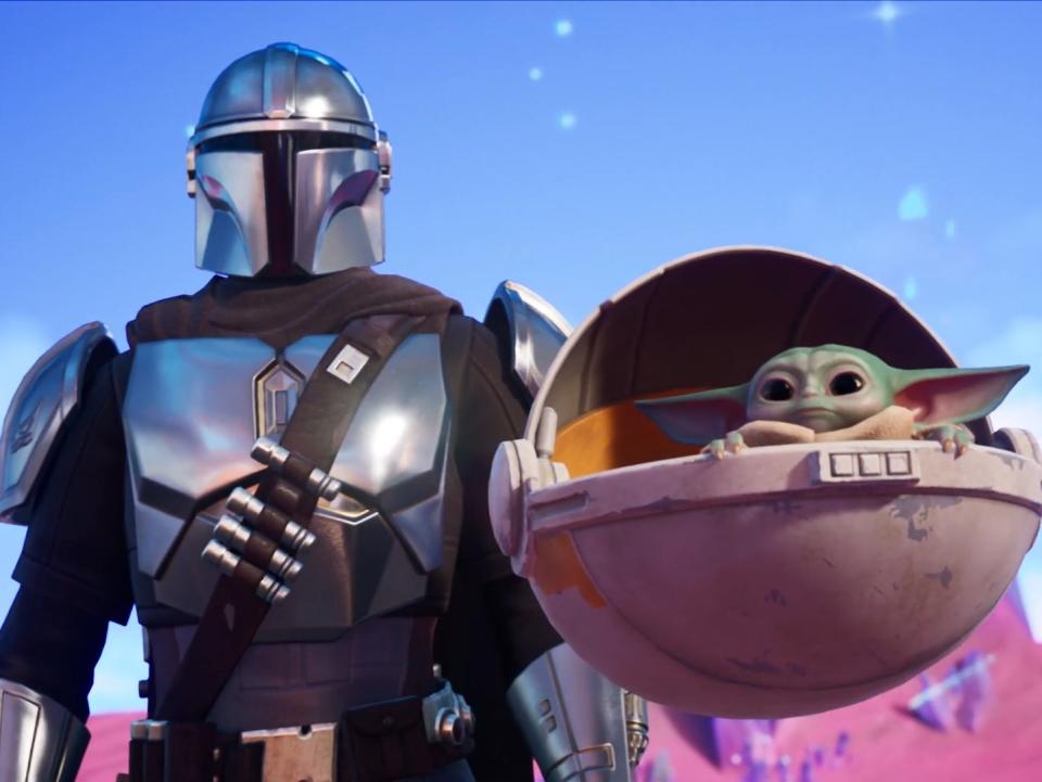 Fortnite’s new Battle Pass features a crossover with The Mandalorian (Epic Games)