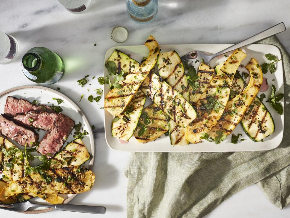 Herb-Grilled Summer Squash