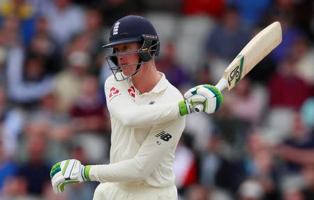 Cricket - England vs South Africa - Fourth Test - Manchester, Britain - August 6, 2017 England's Keaton Jennings reacts after losing his wicket Action Images via Reuters/Jason Cairnduff