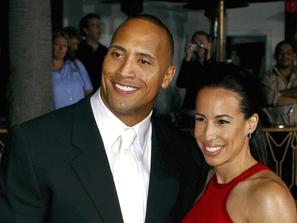 Dwayne Johnson aka "The Rock" and Dany Garcia (l-r), husband and wife, photo