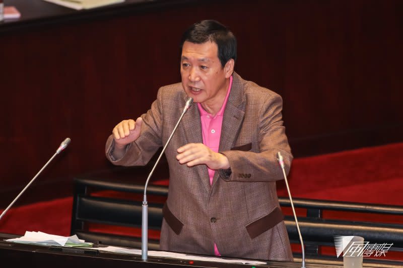 國民黨立委費鴻泰3日於立院質詢。（顏麟宇攝） 