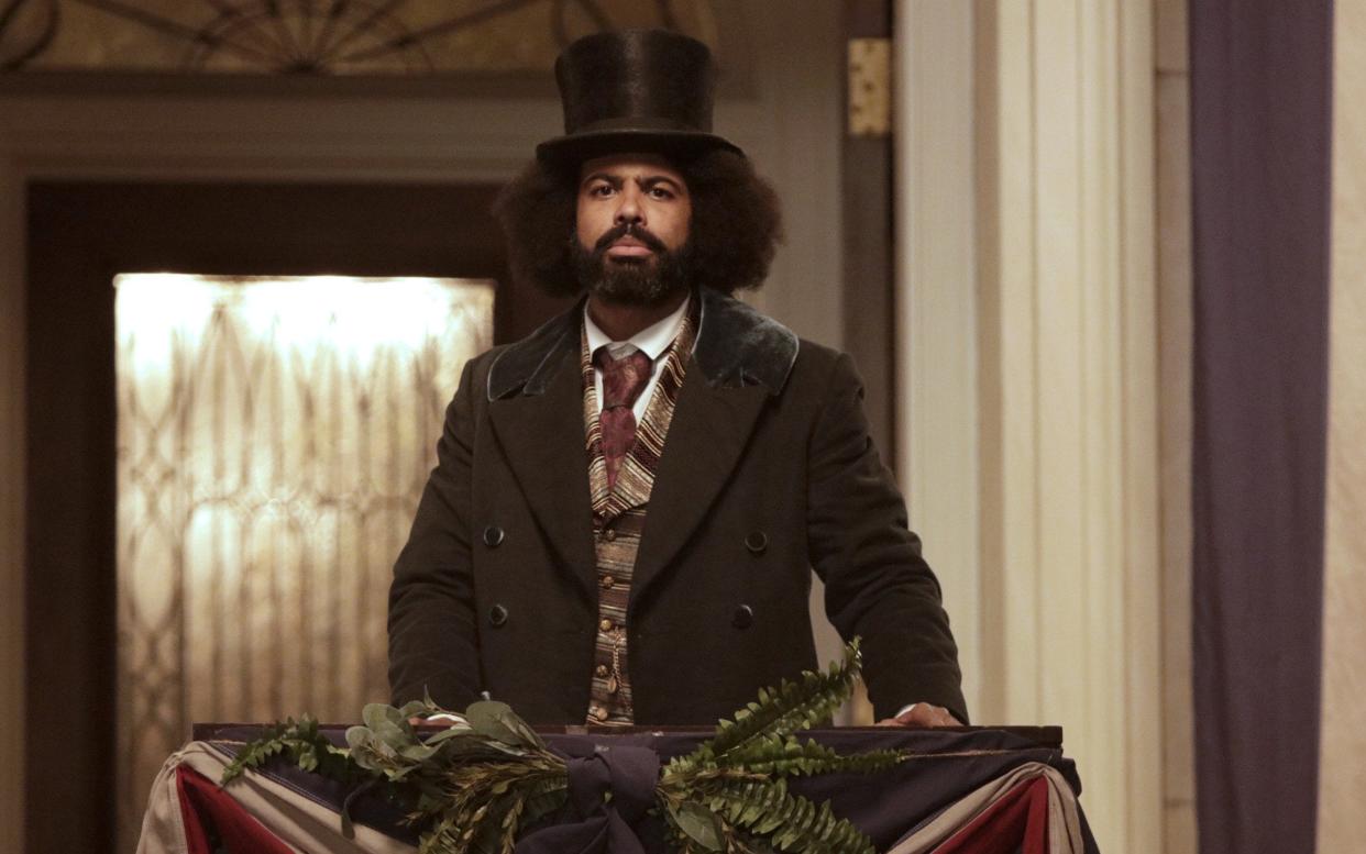 Hamilton star Daveed Diggs portrays the abolitionist Frederick Douglass in The Good Lord Bird - CBS