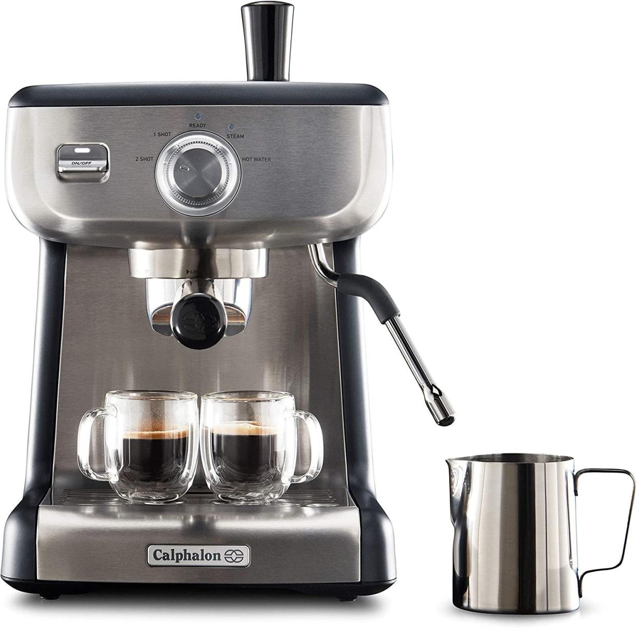 Calphalon espresso machine, prime day kitchen deals