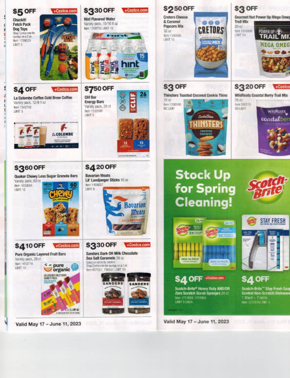 Costco coupon book may 2023 ad scan prices