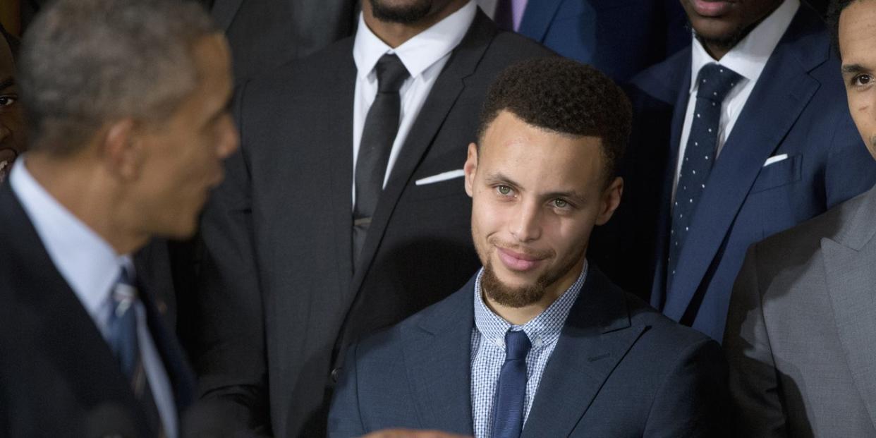 stephen curry obama