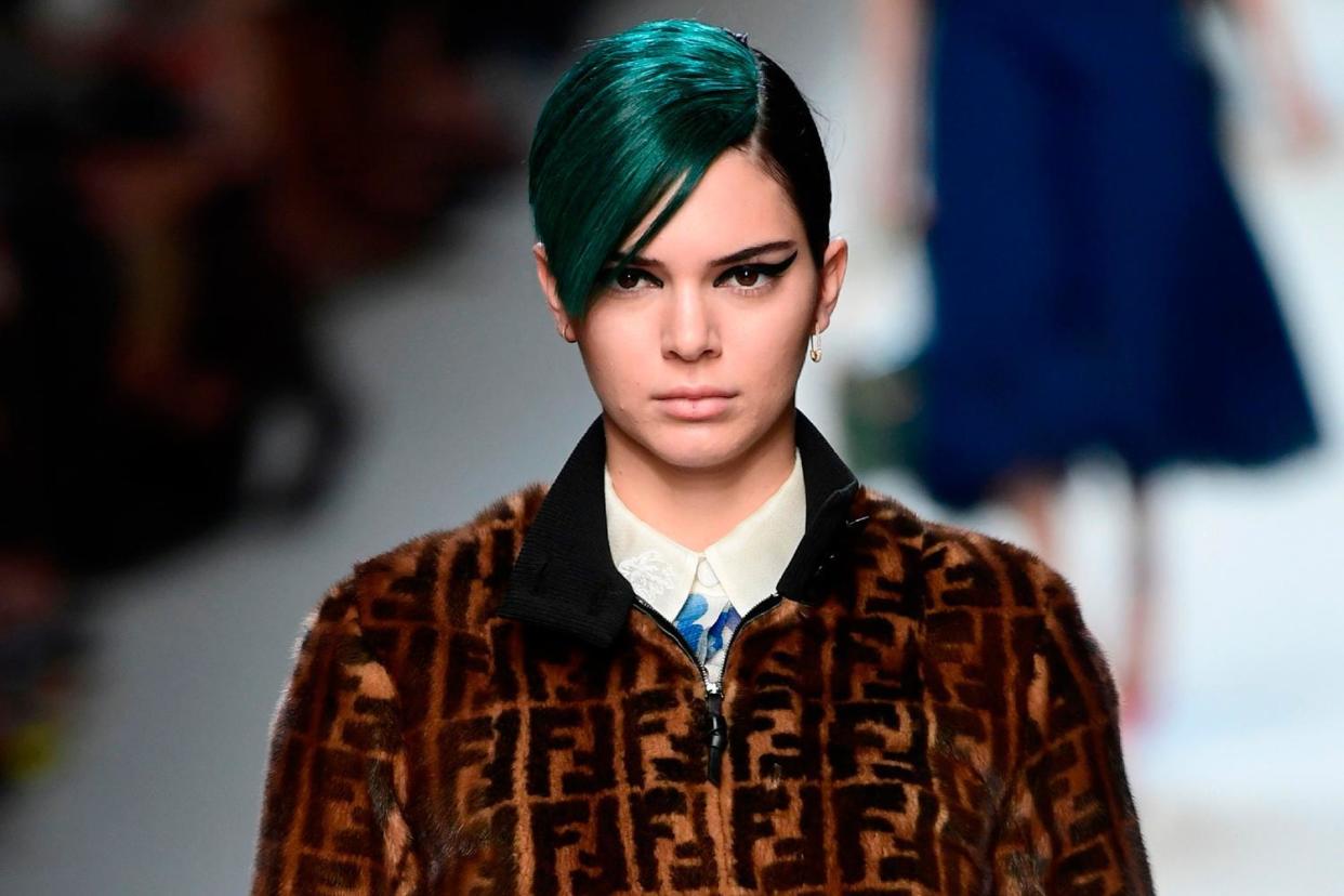 Kendall Jenner, Fendi SS18: Getty