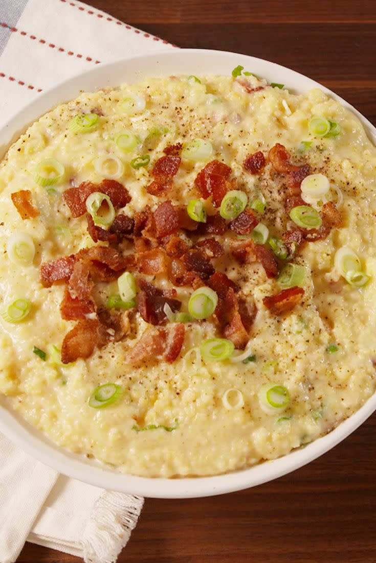 Loaded Slow-Cooker Grits