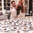 <p>OK, can we talk about Vergara’s headwear?! Also, that dessert spread! “So amazing to have being able to serve my friends Colombian food in LA! Gracias cheff @juanmaelcielo lo maximo!!!!!” Vergara exclaimed. (Photo: <a rel="nofollow noopener" href="https://www.instagram.com/p/BUsJvmJFPUN/" target="_blank" data-ylk="slk:Sofia Vergara via Instagram;elm:context_link;itc:0;sec:content-canvas" class="link ">Sofia Vergara via Instagram</a>) </p>