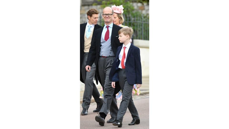 Lord Nicholas Windsor attends the wedding of Lady Gabriella Windsor and Thomas Kingston at St George's Chapel on May 18, 2019 in Windsor, England