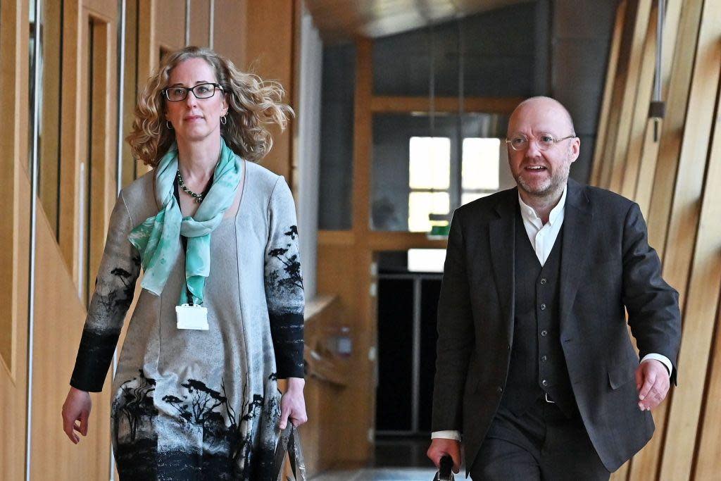 Lorna Slater and Patrick Harvie