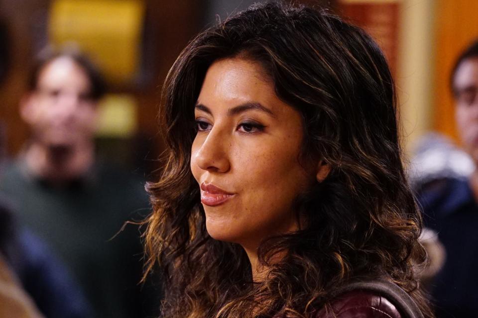 BROOKLYN NINE-NINE: Stephanie Beatriz in the ÒGame Night - The FavorÓ special one hour episode of BROOKLYN NINE-NINE airing Tuesday, Dec. 12 (9:30-10:00 PM ET/PT) on FOX. CR: FOX