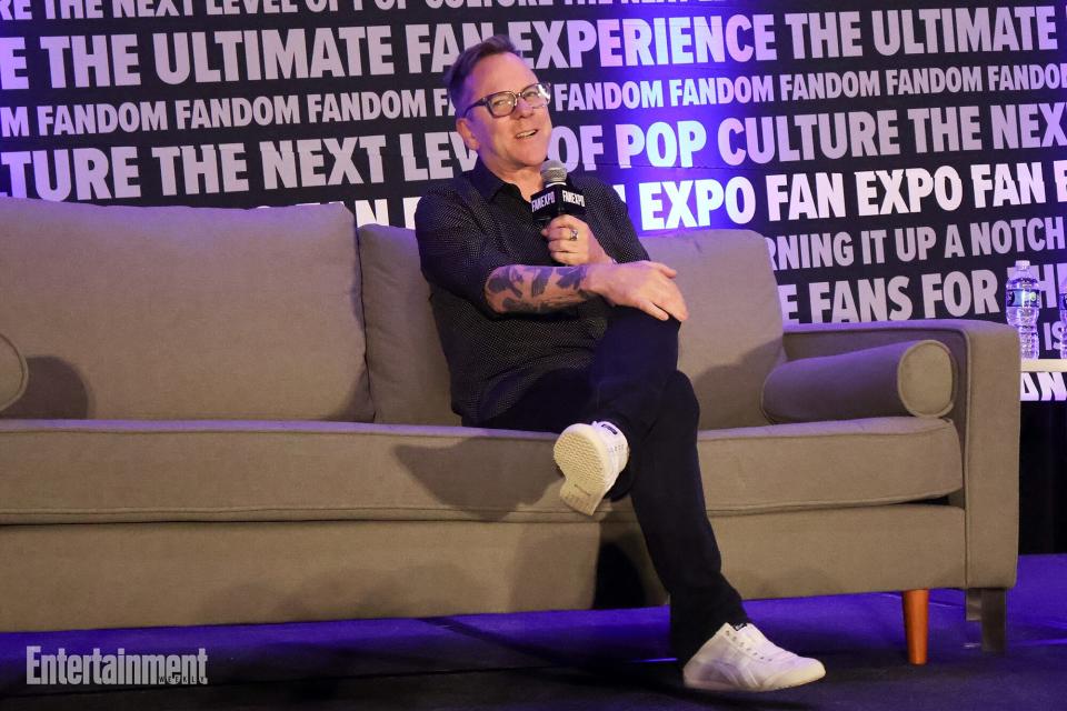 Kiefer Sutherland speaks at Fan Expo on August 13th, 2023
