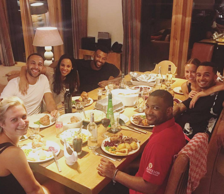 Aston goes on an annual group holiday with his former JLS bandmates