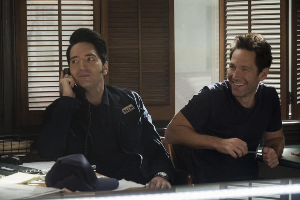 David Dastmalchian, and Paul Rudd in Ant-Man and The Wasp.  (Marvel Studios/Disney)