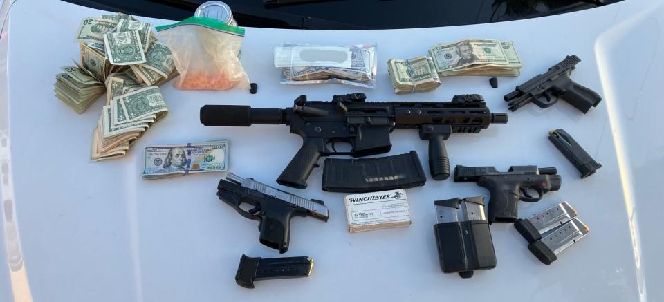 The latest round of Operation Consequences included several felony arrests and the seizing of firearms, cash and drugs in Barstow, Adelanto, and the Inland Empire.