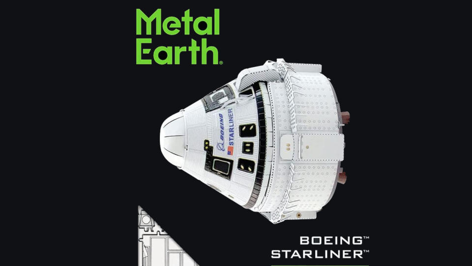 Modell des Boeing Starliner von Metal Earth