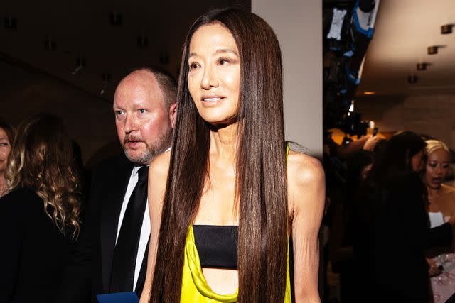 <p>Lexie Moreland/WWD/Getty</p> Vera Wang at the 2024 Fragrance Foundation Awards.