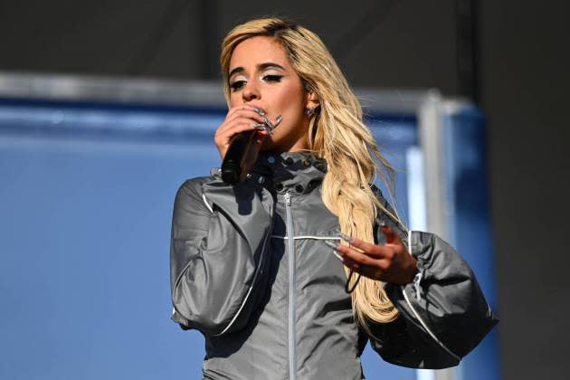 Camila Cabello performs at Glastonbury Festival 2024 on June 29, 2024 in Glastonbury, England - Credit: Joe Maher/Getty Images