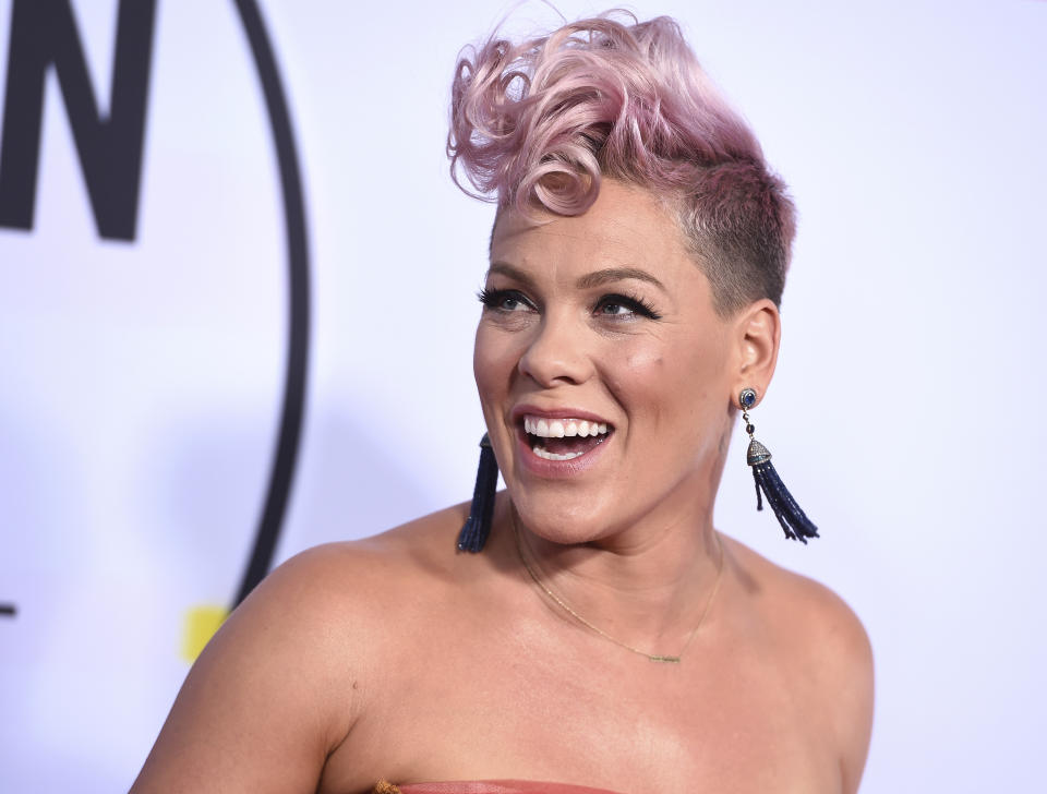 Pink will sich ihren Mund nicht verbieten lassen. (Bild: AP Photo)