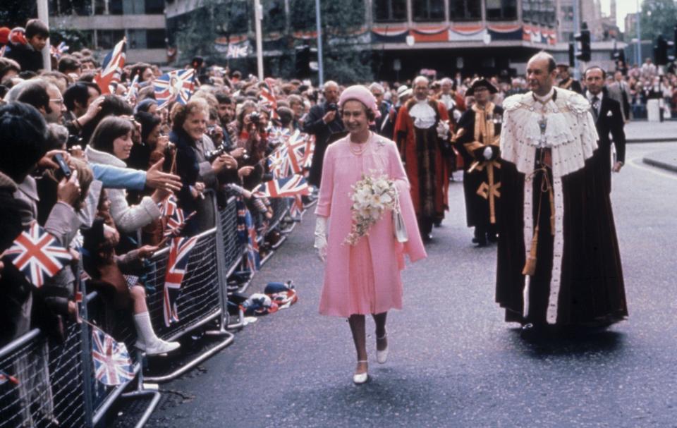 Queen Elizabeth II during Silver Jubilee