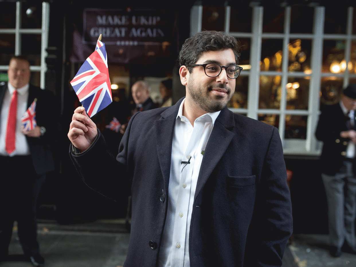 Kassam challenged Ukip's November 2016 leadership election before dropping out of the race at the end of October: Dan Kitwood/Getty