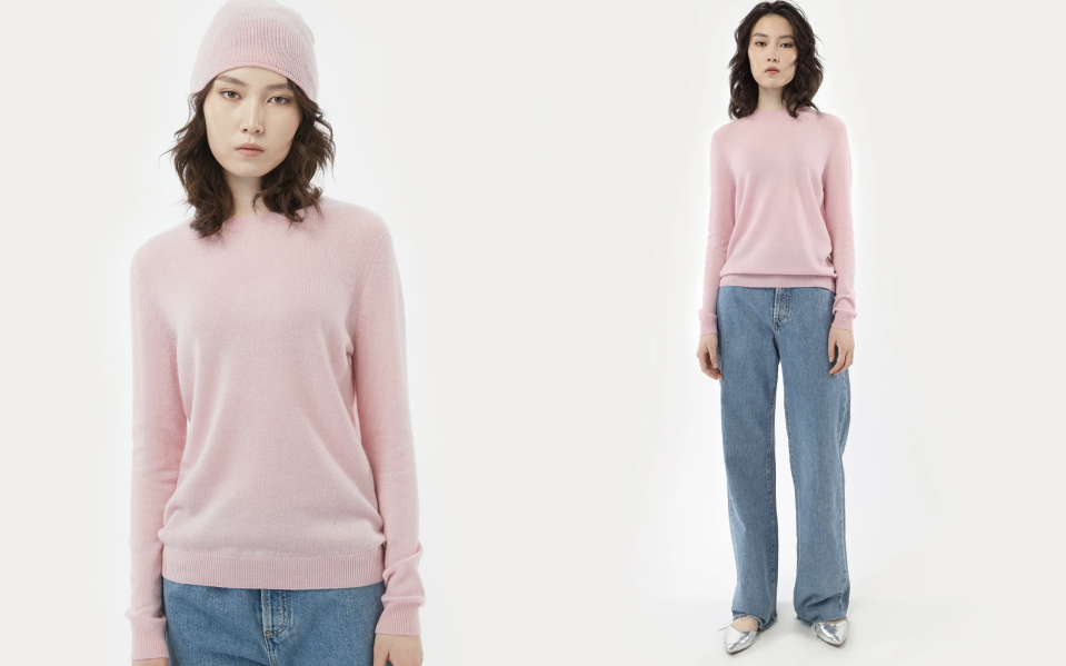 Dieser Basic-Pullover und die farblich passende Mütze bieten unendlich viele Styling-Möglichkeiten.  (Bild: Gobi)