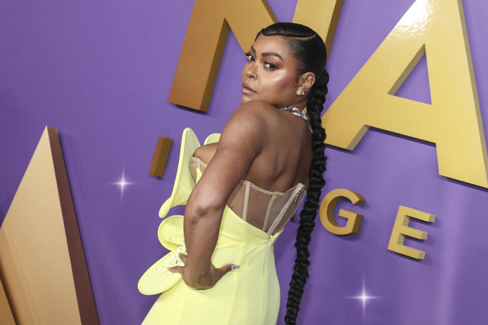 Taraji P. Henson at the 55th NAACP Image Awards held at The Shrine Auditorium on March 16, 2024 in Los Angeles, California.