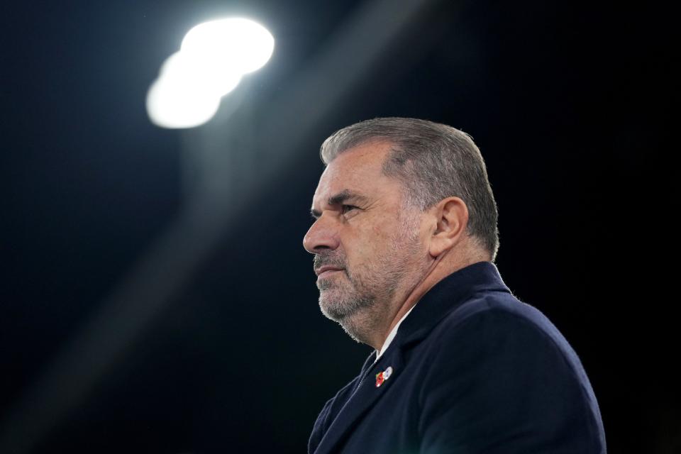 Ange Postecoglou’s Tottenham take on Manchester City this weekend (John Walton/PA). (PA Wire)