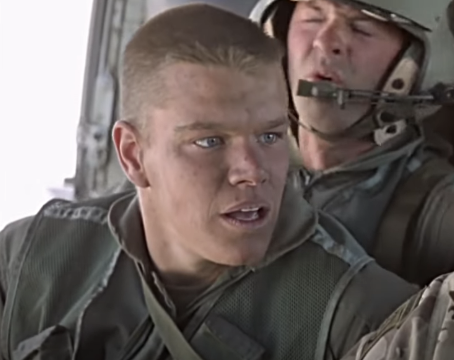 Closeup of Matt Damon